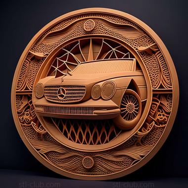 3D мадэль Mercedes Benz R230 (STL)